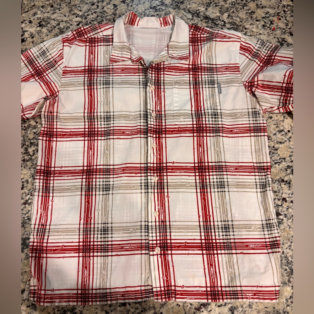 Columbia PFG fishing shirt Sz L